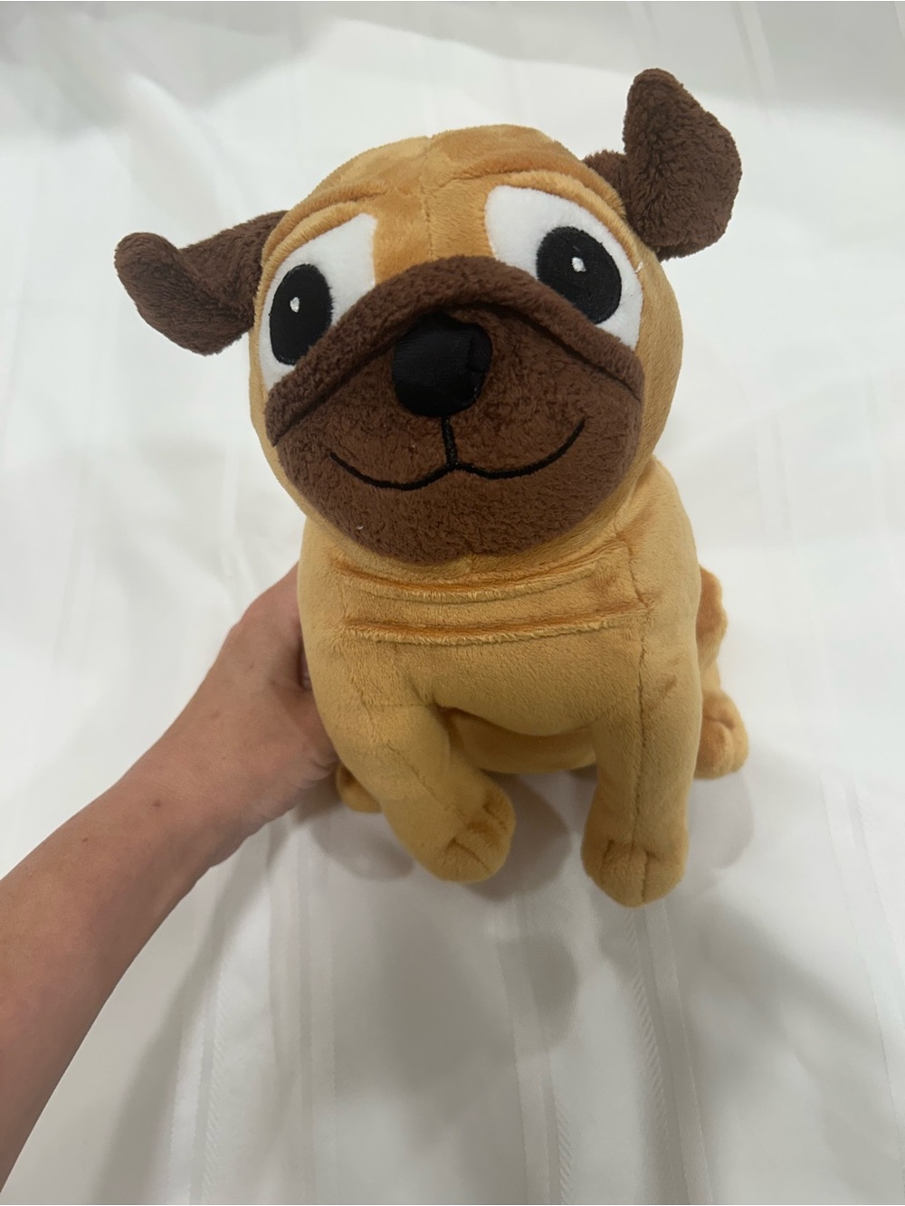 Yip! Snap! Yap! Pug Dog Plush Kohl’s Cares 10” Stuffed Animal Tan Brown